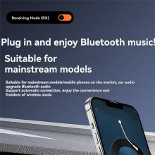 HIFI 5.2 Adapter Audio 3,5 mm Aux Bezprzewodowy Odbiornik Muzyczny Nadajnik Odtwarzacz z Mikrofonem do Głośnika PC TV Samochód