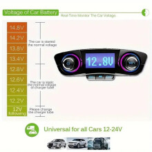 MP3-Player Fürs Auto mit Kartensteckplatz, Kabellosem AUX-Empfänger, Multifunktionalem USB-Musik-Player Fürs Auto, Freisprechfunktion,