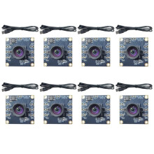 8PCS 100 Degree Camera Module 1MP OV9732 1280x720 USB Free Driver Manual Focus with 0.6 Meter Cable for WinXP/7/8/10