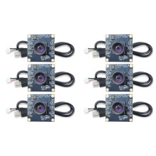 6Pcs 100 Degree Camera Module 1MP OV9732 1280x720 USB Free Driver Manual Focus with 1 Meter Cable for WinXP/7/8/10