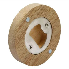 Opener Solid Wood Round Beer Opener Cocktail Beer Easy to Open the Lid Gadgets Bar Tools