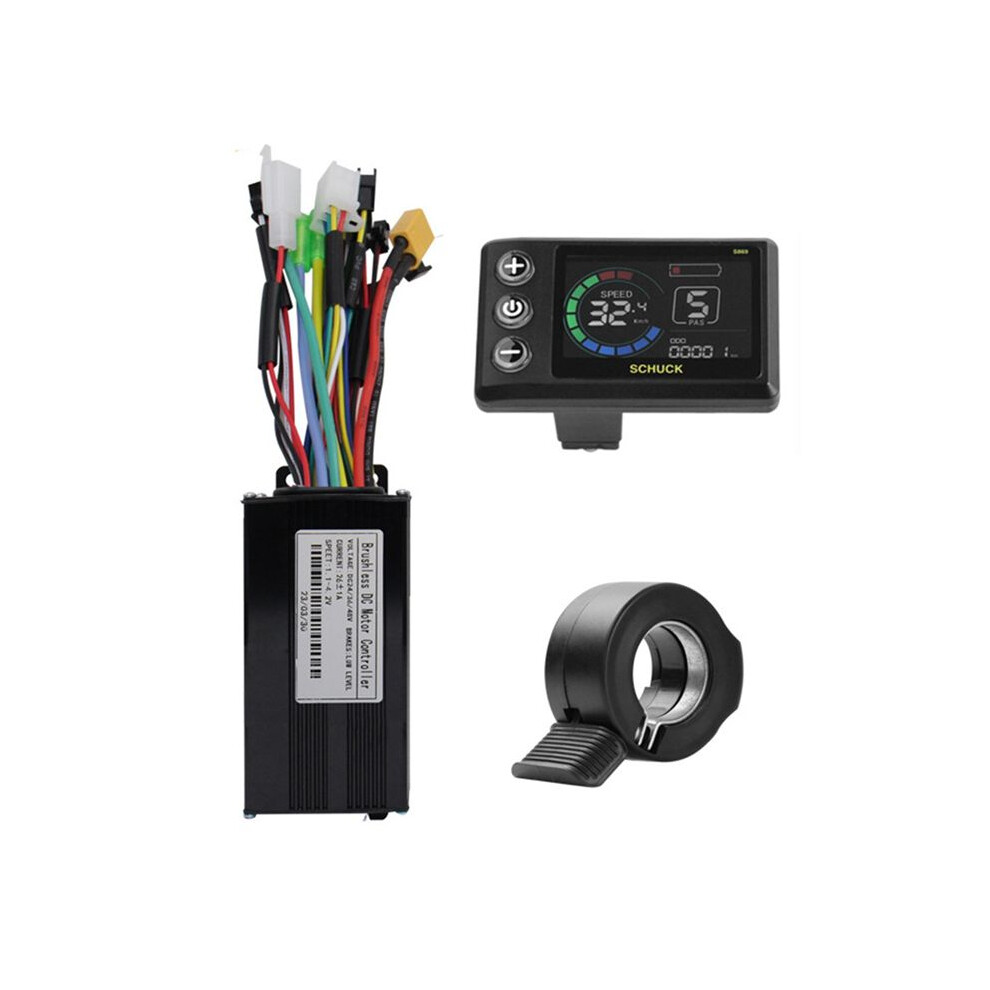 Electric Bicycle Kit With 36V 48V 26A 3 Mode Sinewave Controller With S869 Lcd Display And Thumb Throttle For Ebike 6032982483674