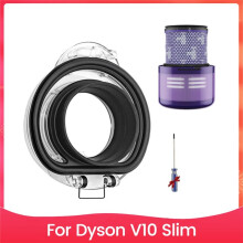 Dust Bin Lid with Filters Kit for  V10 Digital Slim Vacuum Attachments Dust Bucket Cover with Sealing Ring