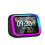 Intelligent Large Screen  Clock Speaker with Temperature Display Control Table Speaker FM Office Decor Black 1