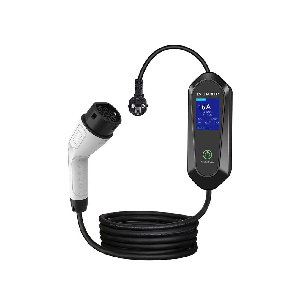 3.5Kw Portable Ev Charger Type2 Plug Connector 16A 1Phase Wallboxs Charging Station For Electric Vehicle Eu Plug 6032199728360