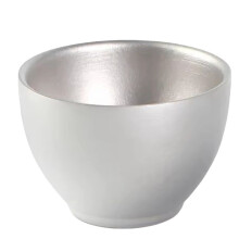 Taza de Té de Titanio para Acampar, Portátil, para Picnic Al Aire Libre, de Doble Pared, Accesorio para Senderismo (1 Unidad)