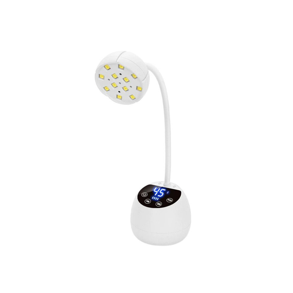 White M2 Desktop Phototherapy Lamp Desktop Wireless Storage Intelligent Nail Lamp Lotus Induction Nail Lamp Nail Dryer