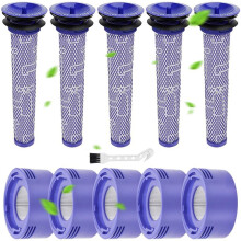 Ersetzt Filter und Vorfilter für  V8 V7 Animal Absolute  Staubsauger, DY-96566101, DY-96747801