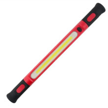 Lampe de Travail Magnétique Rechargeable Sous le Capot, Barre Lumineuse de Travail pour Réparation Automobile, Éclairage Extérieur Rouge