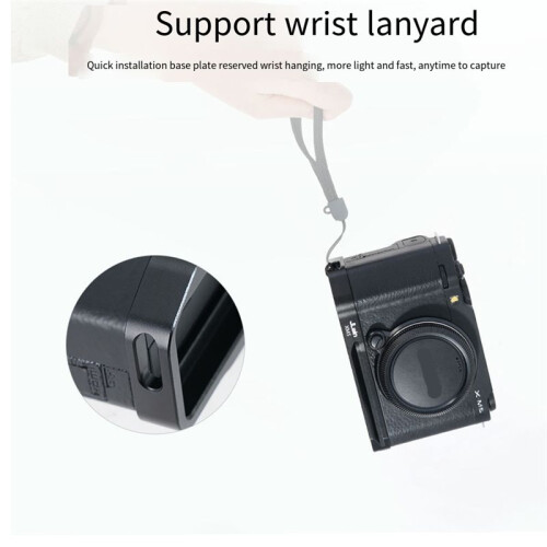 JLwin for  X-M5 Camera Quick Release Plate XM5 Quick Release Plate is Compatible with  Stabilizer Tripod Silver 2