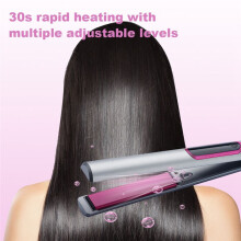 2 in 1 Hair Straightener and Curler for Styling Flat Iron Hairdressing Tools EU Plug