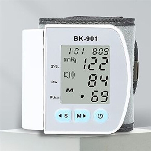 Engelse Stemuitzending  LCD-Scherm Polsbloeddrukmeter Digitale Automatische Bloeddrukmeter Hartslagmeter 2