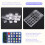DIY Calculator Kit LED Display Calculator Electronic Making with Batteries for Learn Soldering Assembly Practice C 6