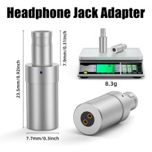 Headphone Converter for HD800 HD820 HD800S Male to 0.78mm Female Adapter D1000 Audio Jack Adapter