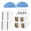 16 Pcs for   Y1  Self Emptying Robot Vacuum Enhanced Cleaning Efficiency Accessories 2