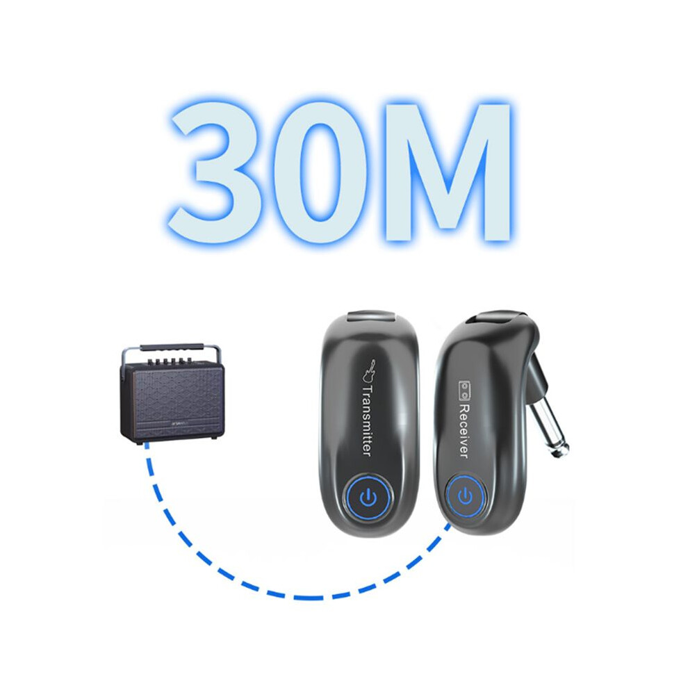 Wireless Transceiver Guitar System Clear Sound Reproduction 30 Meters Transmission For Rehearsal Stage Performance B 6031254460344