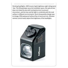 OFFBONDAGE 1000LM Bike Light Front Lamp Type C Rechargeable LED Bicycle Light Waterproof Headlight Bike Accessories