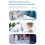 3 Gears Automatic Liquid Soap Dispenser Rechargeable Sanitizer Hand Washer Automatic Cleaning Black 4