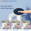 3 Gears Automatic Liquid Soap Dispenser Rechargeable Sanitizer Hand Washer Automatic Cleaning Black 7