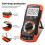 BTMETER BT-770S Multimeter Manual Ranging Electric Meter, for AC  Volt Amp Ohm Capacitance Frequency with Continuity Tester 3