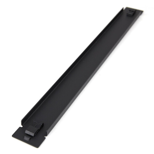 kenable Toolless Quick-Fit Blanking Plate Solid 1U Comms Data Cabinet Rack 19 inch Black 2
