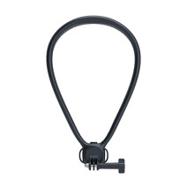 For  Action5pro/4 Silicone Neck Mount Necklace Quick Release Holder Action Camera Accessories Black