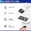 6 Set Temperature Humidity Sensor Module Digital Temperature Humidity Sensor 3.3V-5V with Wires, DHT22 4