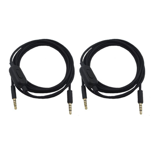2X Headset Cable for  G433 G233 GPRO X Universal Game Headset Audio Cable 2M