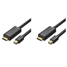 2X to Cable 4K DP to 6 Feet Cable for Air/Pro, Surface Pro/Dock, Monitor