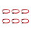 6Pcs 50CM  3.0 III SATA3 7Pin Data Cable 6Gb/S SSD Cables HDD Hard Disk Data Cord with Nylon Sleeved Premium Version 1