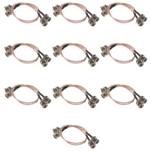 20Pc 3G HD SDI Cable BNC Cable 30cm 75 Ohm for Cameras BMCC Video Equipment Supports HD-SDI 3G-SDI 4K 8K SDI Video Cable