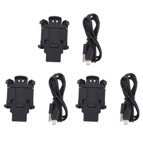 3X USB Fast Charging Cable Charger Dock Data Sync for  Fenix 3 HR Quatix 3 Watch