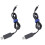 2X Cable de Conversion USB A  Cable de Aumento de Voltaje 5V A 9V 5.5X2.1mm  Macho 1M Nuevo 1