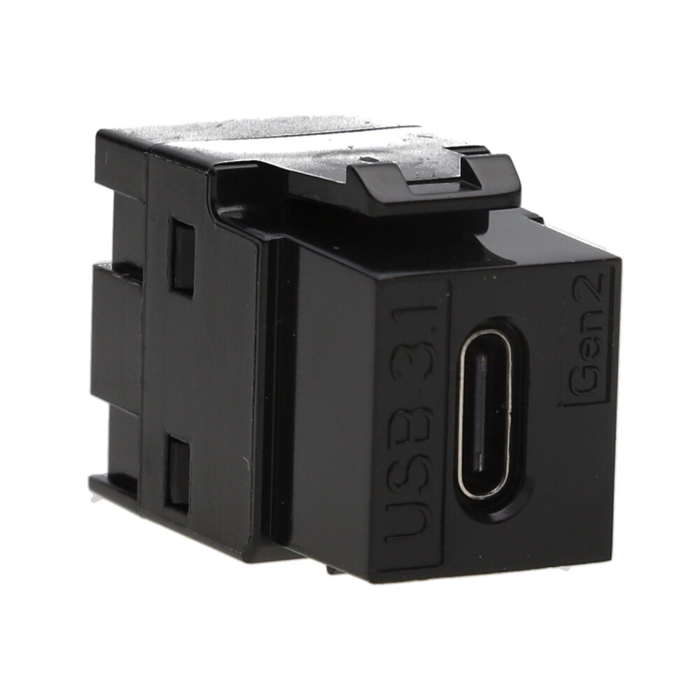 Keystone Usb 3.1 Type C Gen2 Female To Female Coupler Adapter Black 5054338123813