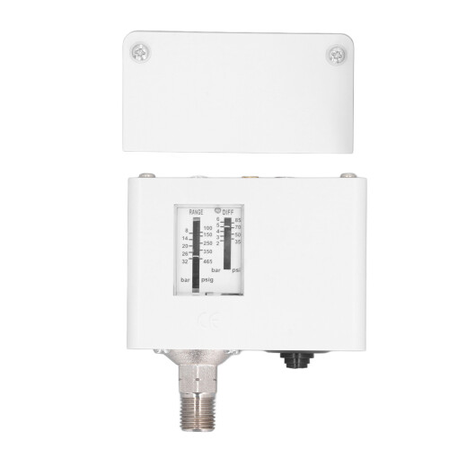 SPDT Air Compressor Pressure Switch Adjustable Pneumatics Pressure Controller 2