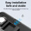 For  GO Ultra Transparent Waterproof Case for Action Camera Diving Protective Gear 60M Diving Accessory Kit 2