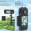 For  X4 Air Frame Cage Protective Housing Case with Cold Shoe Mount Accessory for  X4 Air Camera 7