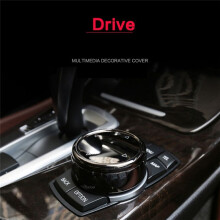 2 Jeux D'Autocollants pour Boutons Multimédia de Voiture IDrive, pour F10 F18 F07 F20 F21 F06 F12 F30 F01 F02 F25 F26