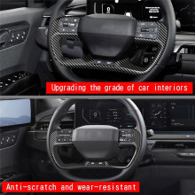 Adesivo per Rivestimento del Volante 'Auto per EV9 2023 2024 Rivestimento Dei Pulsanti del Volante Accessori Interni