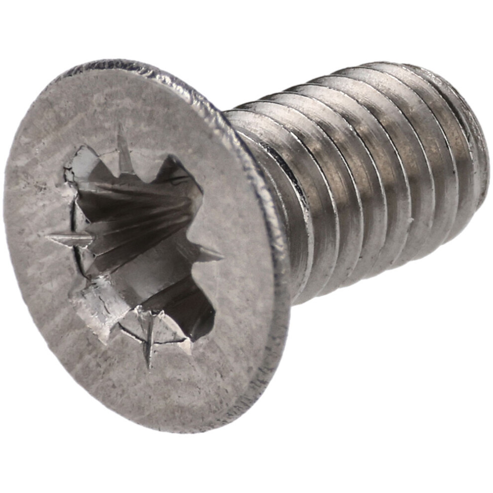 R-Tech 337094 Pozi Countersunk A2 Stainless Steel Screws M3 6Mm - Pack Of 100 5053556010073