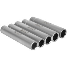 Sealey SX1519 Extra-Deep Socket Set 3/8"Sq Drive 5pc