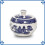 Blue Willow Sugar Bowl & Lid 160ml Ceramic Tableware Antique Oriental Style 1