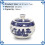 Blue Willow Sugar Bowl & Lid 160ml Ceramic Tableware Antique Oriental Style 2