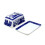 Blue Willow Butter Dish Covered Server Ceramic Tableware Antique Oriental Style 5