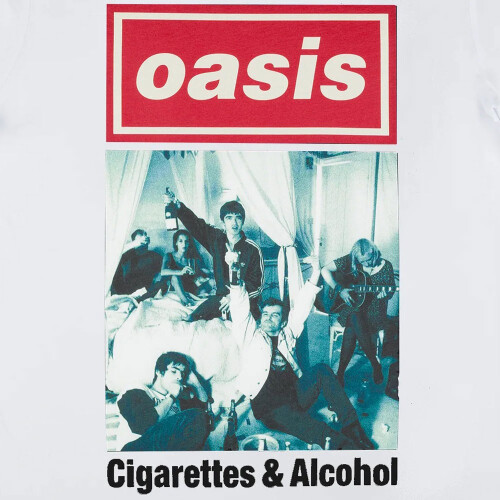 Oasis Oasis Cigarettes & Alcohol Single Cover T Shirt 1
