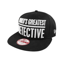 (S-M) DC Comics Snapback Flat Cap (Unisex Black)