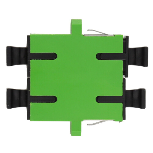 kenable OS2 Single Mode SC/APC to SC/APC Duplex Fiber Optic Adapter/Coupler - Green 2