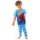 Marvel Marvel Spiderman Short Sleeve Long Leg Pyjama Set (Unisex Kids Blue) 1