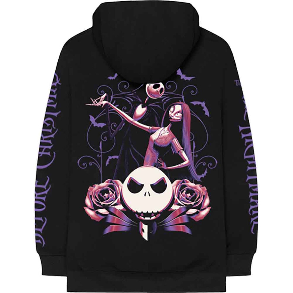 Disney (Xl, ) The Night Before Christmas Jumbo Logo Hoodie Black