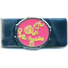 The Beatles Love Drum Pink & Chrome new Official Money Clip